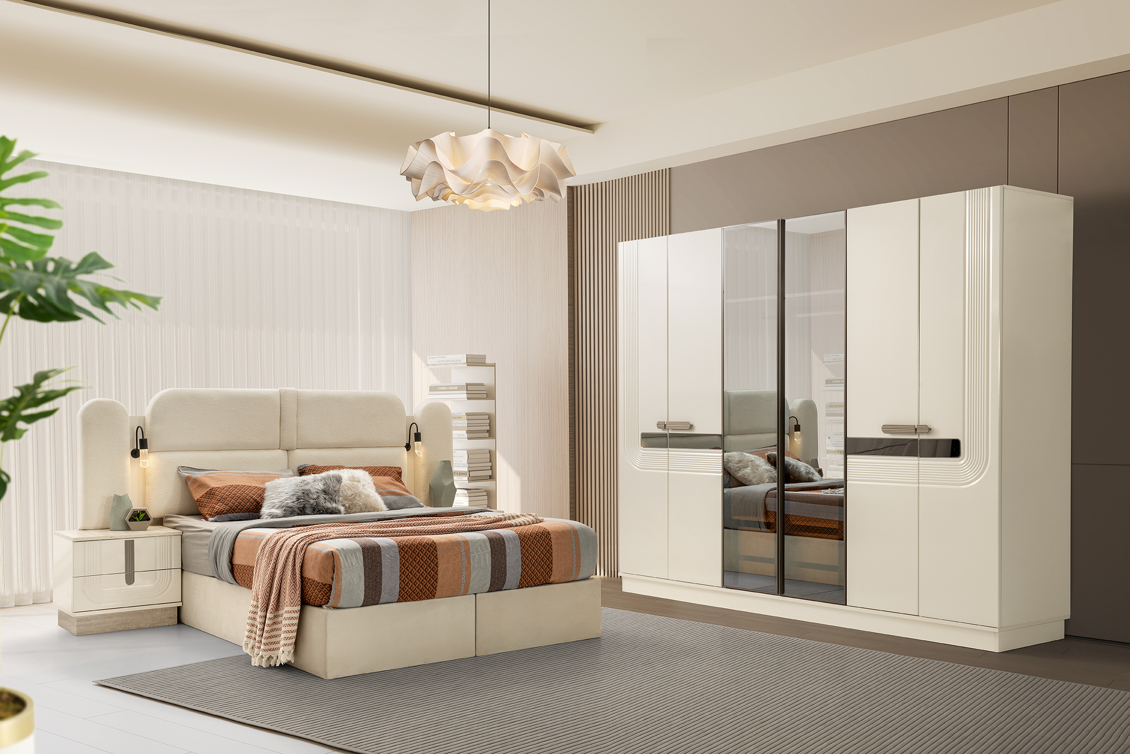 alaçatı yatak odası 